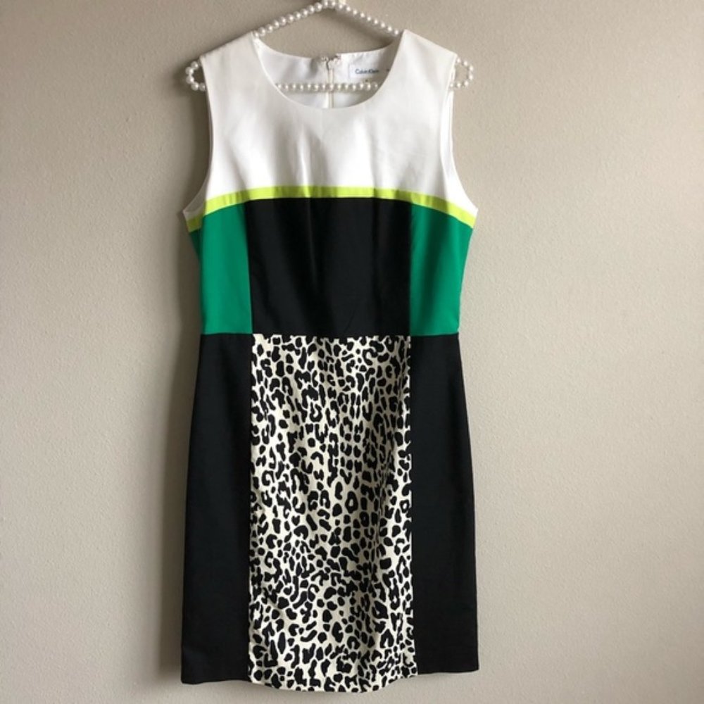 Calvin Klein Colorblock Dress